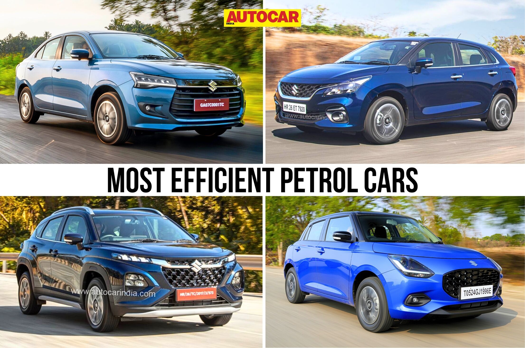 Maruti Swift Most Fuel Efficient Petrol Cars Cars With Best Mileage